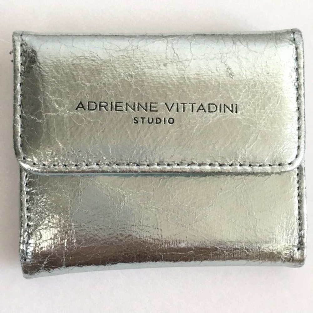Crackled Mint Green Metallic Harajuku Wallet